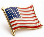 United States Of America Flag Pin Badge