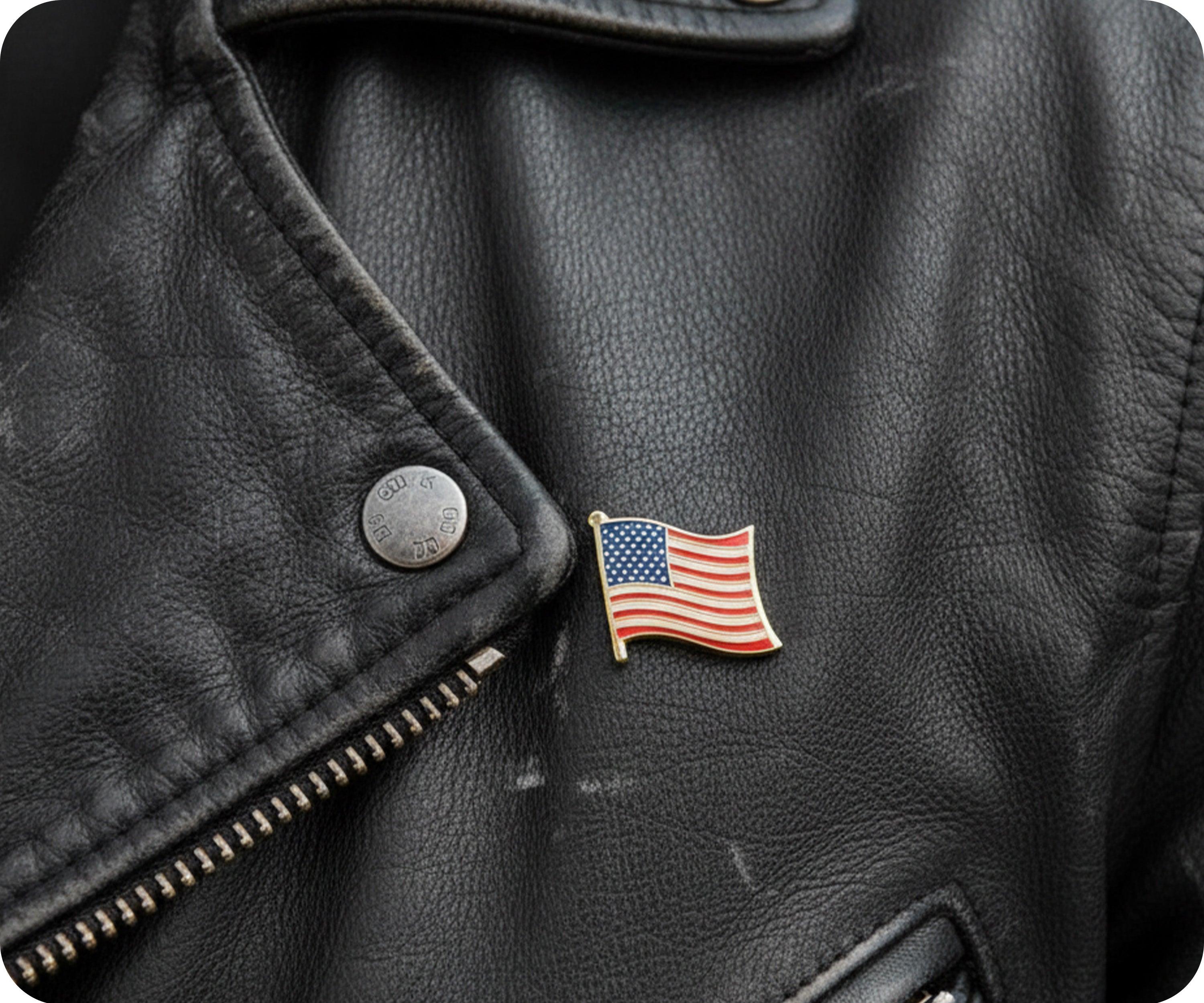 United States Of America Flag Pin Badge