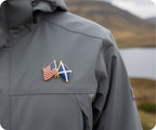 USA & Scotland Friendship Pin Badge
