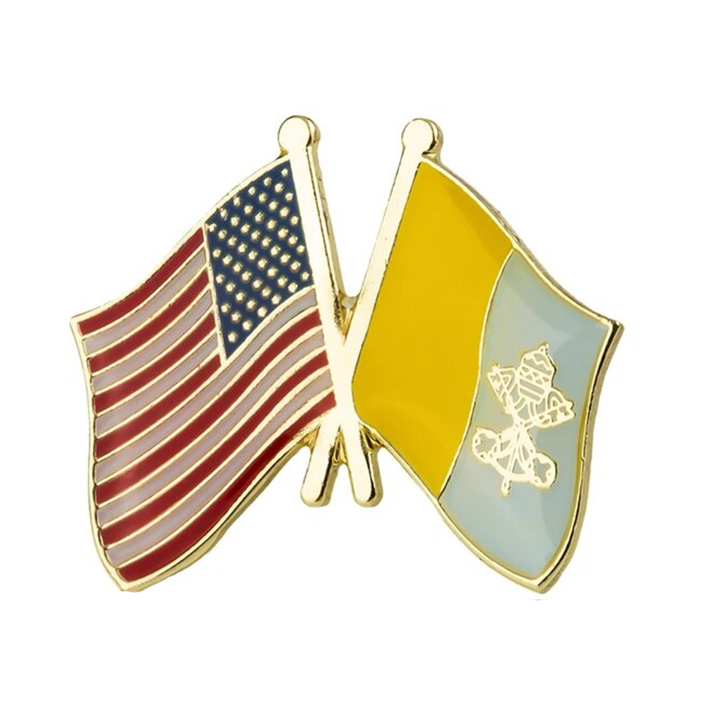 Pin de amistad entre Estados Unidos y la Ciudad del Vaticano  Imagen principal del producto