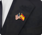 USA & Spain Friendship Pin Badge