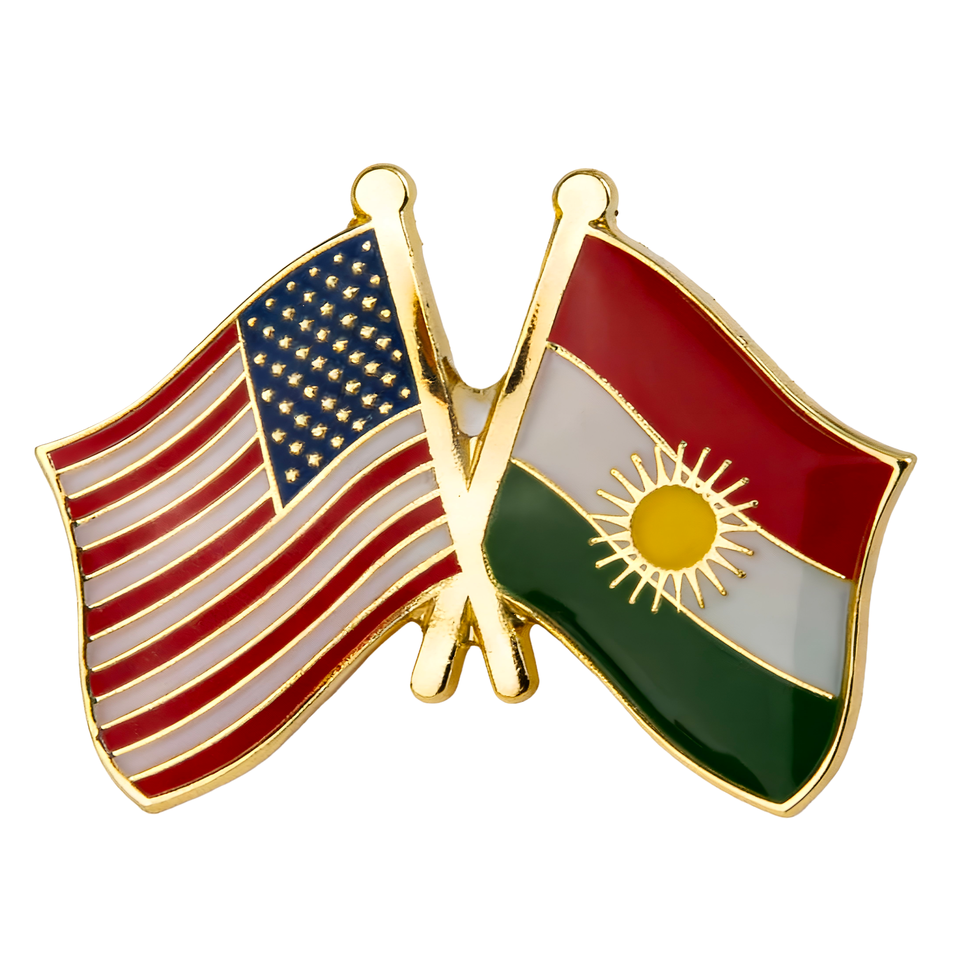 Insignia de amistad entre Estados Unidos de América (EE. UU.) y Kurdistán Imagen principal del producto