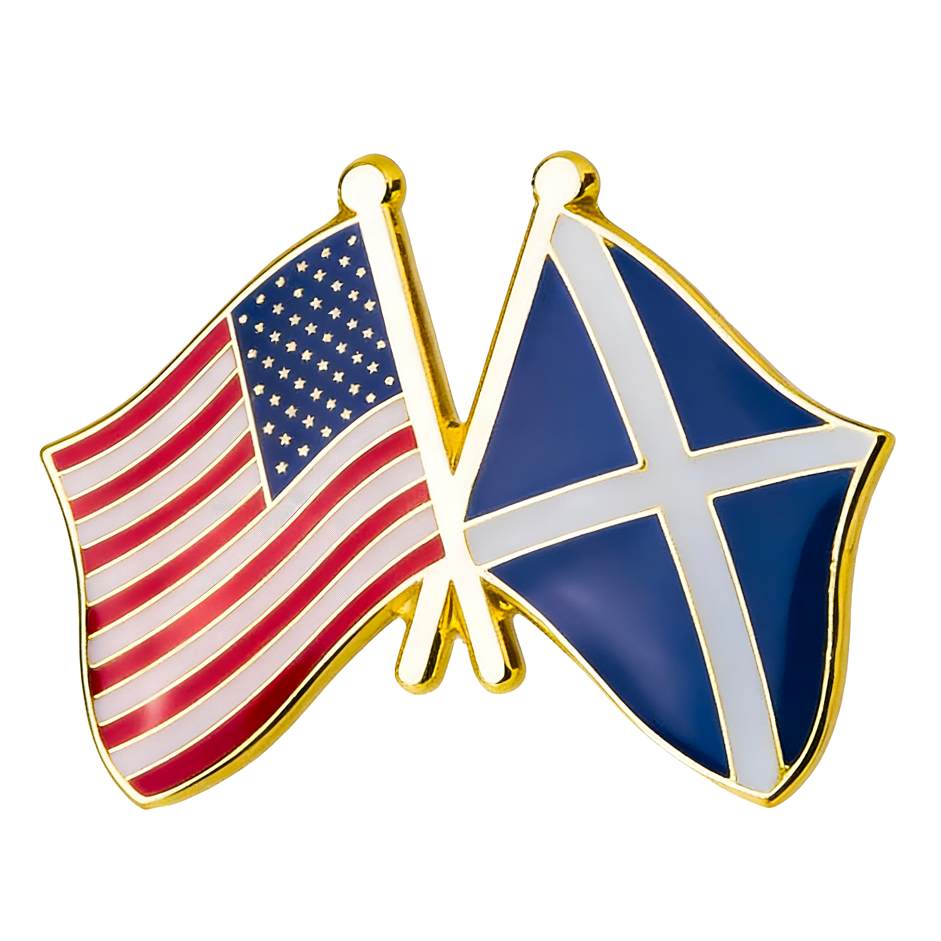 Pin de la amistad entre Estados Unidos y Escocia Imagen principal del producto