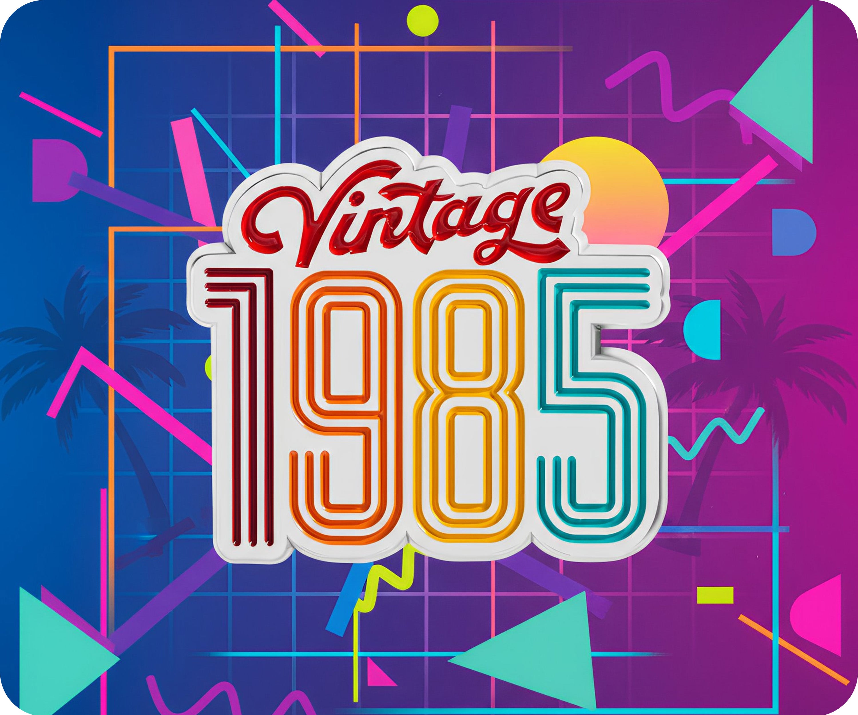 Insignia de pin de videojuegos retro vintage de 1985