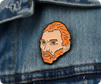 Van Gogh Head Pin Badge
