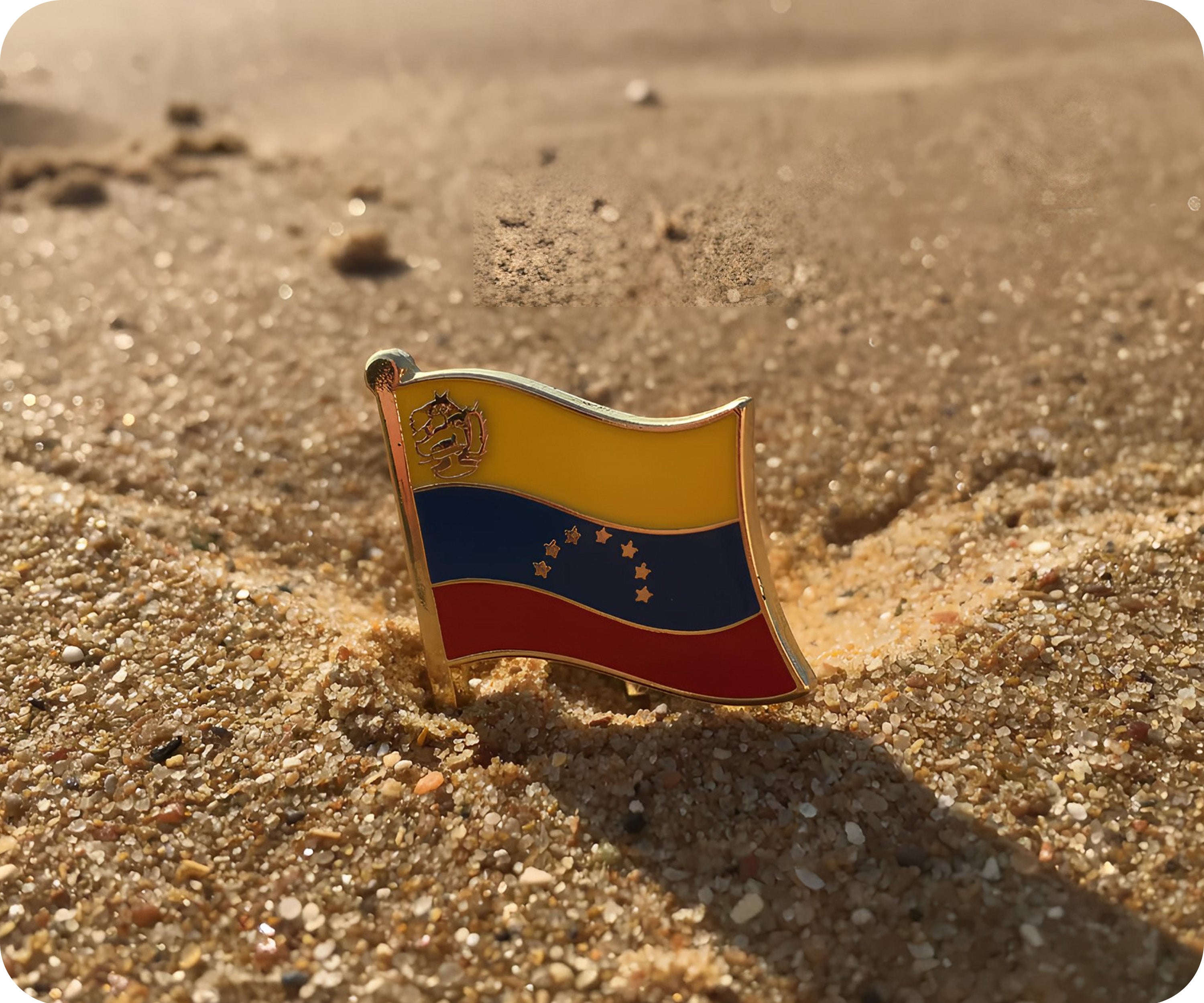 Venezuela Flag Pin Badge