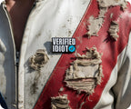 Verified Idiot Pin Badge