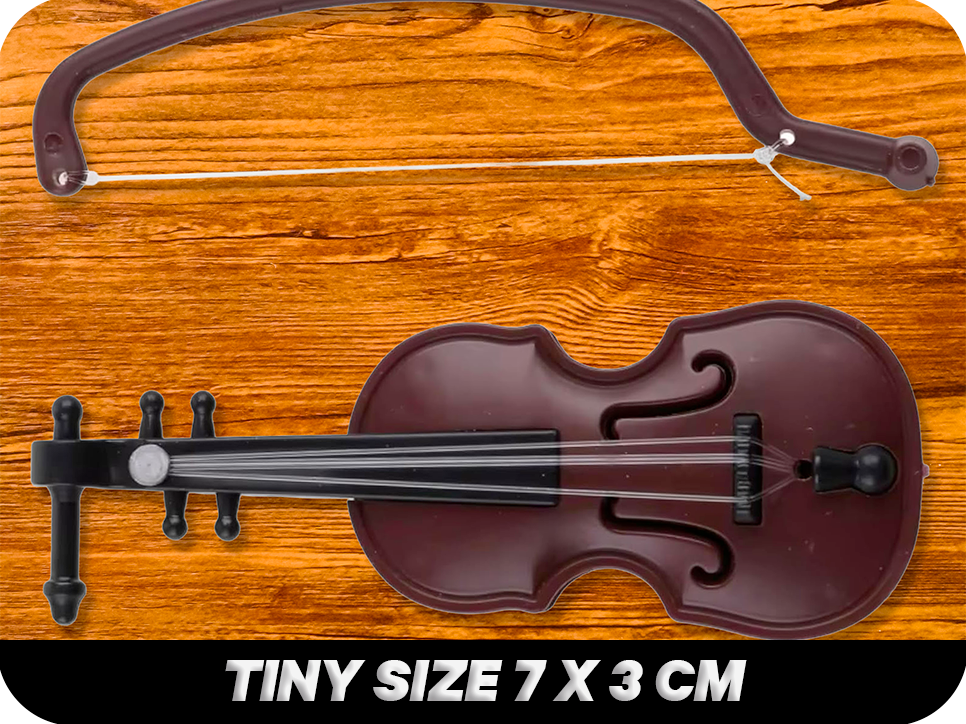 ¡Violín microscópico!