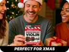 ¡Violín microscópico!