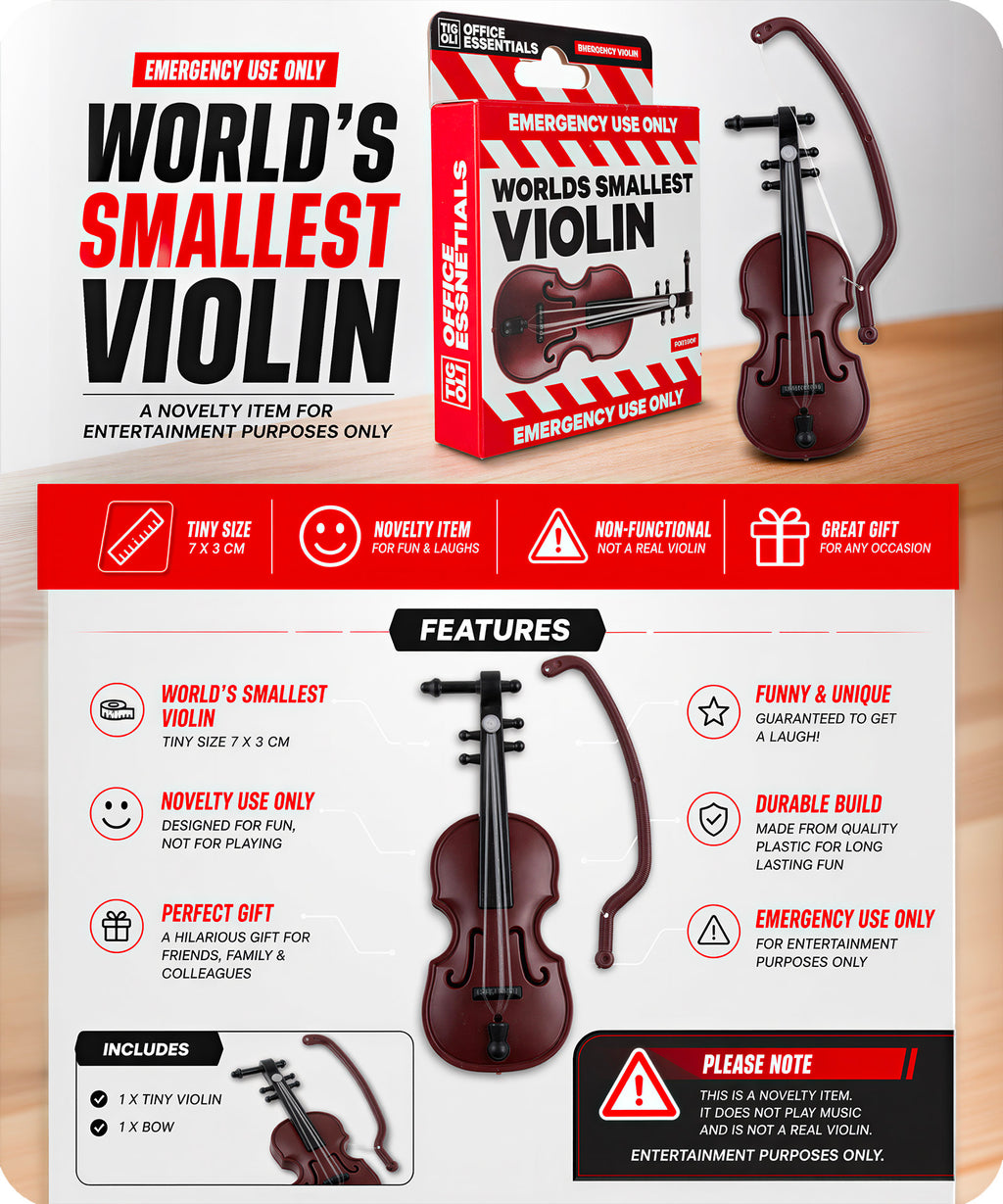 ¡Violín microscópico!