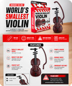 ¡Violín microscópico!