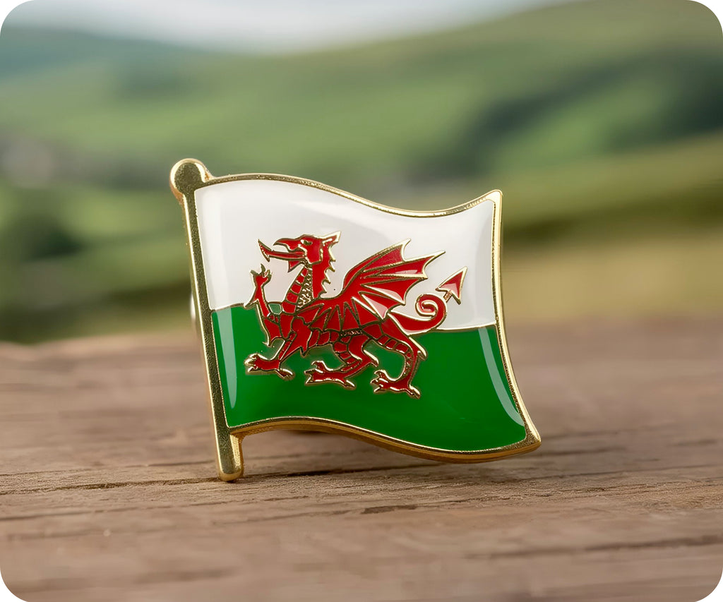 Wales Dragon Pin Badge