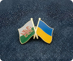 Wales & Ukraine Friendship Pin Badge
