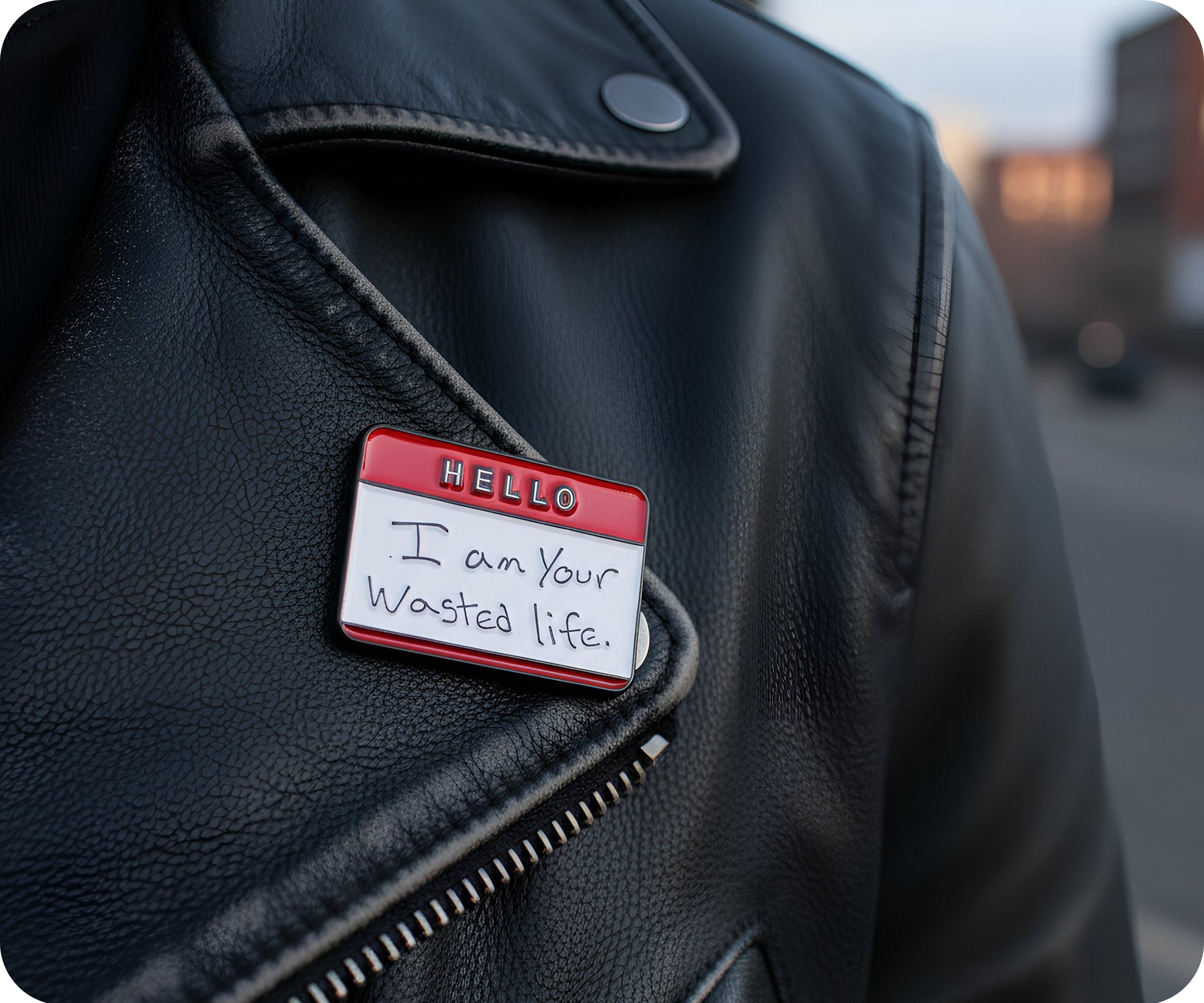 Hola, soy tu insignia de "Vida Desperdiciada" Imagen secundaria del producto