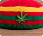 Green Leaf Weed Pin Badge