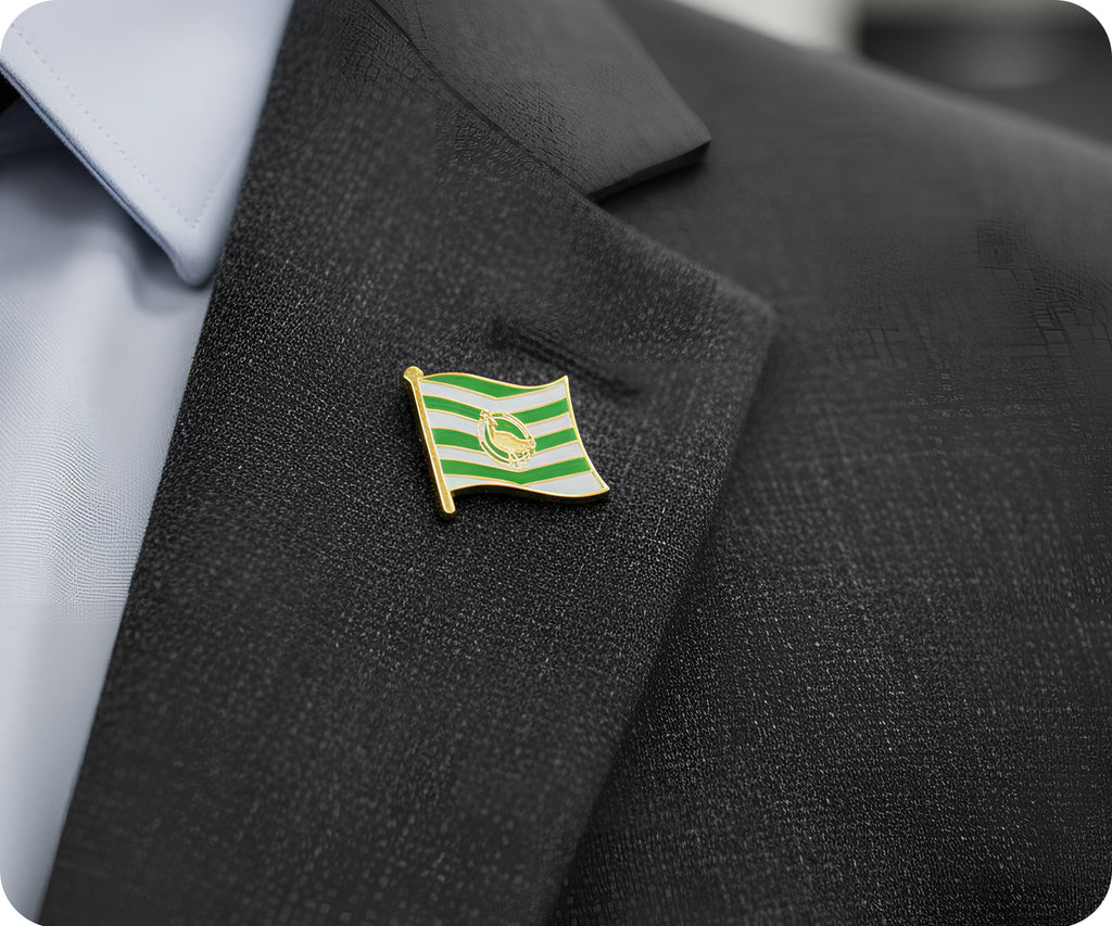 Wiltshire English County Flag Pin Badge