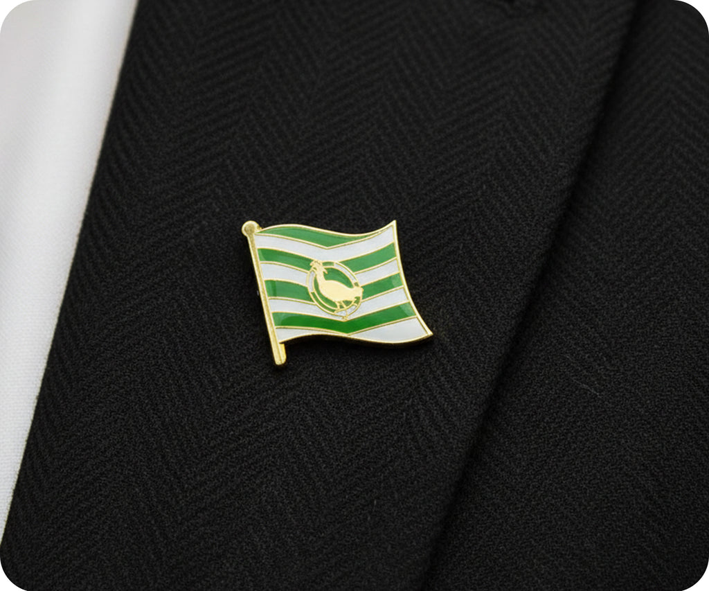Wiltshire English County Flag Pin Badge