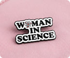 Women In Science Pin Badge