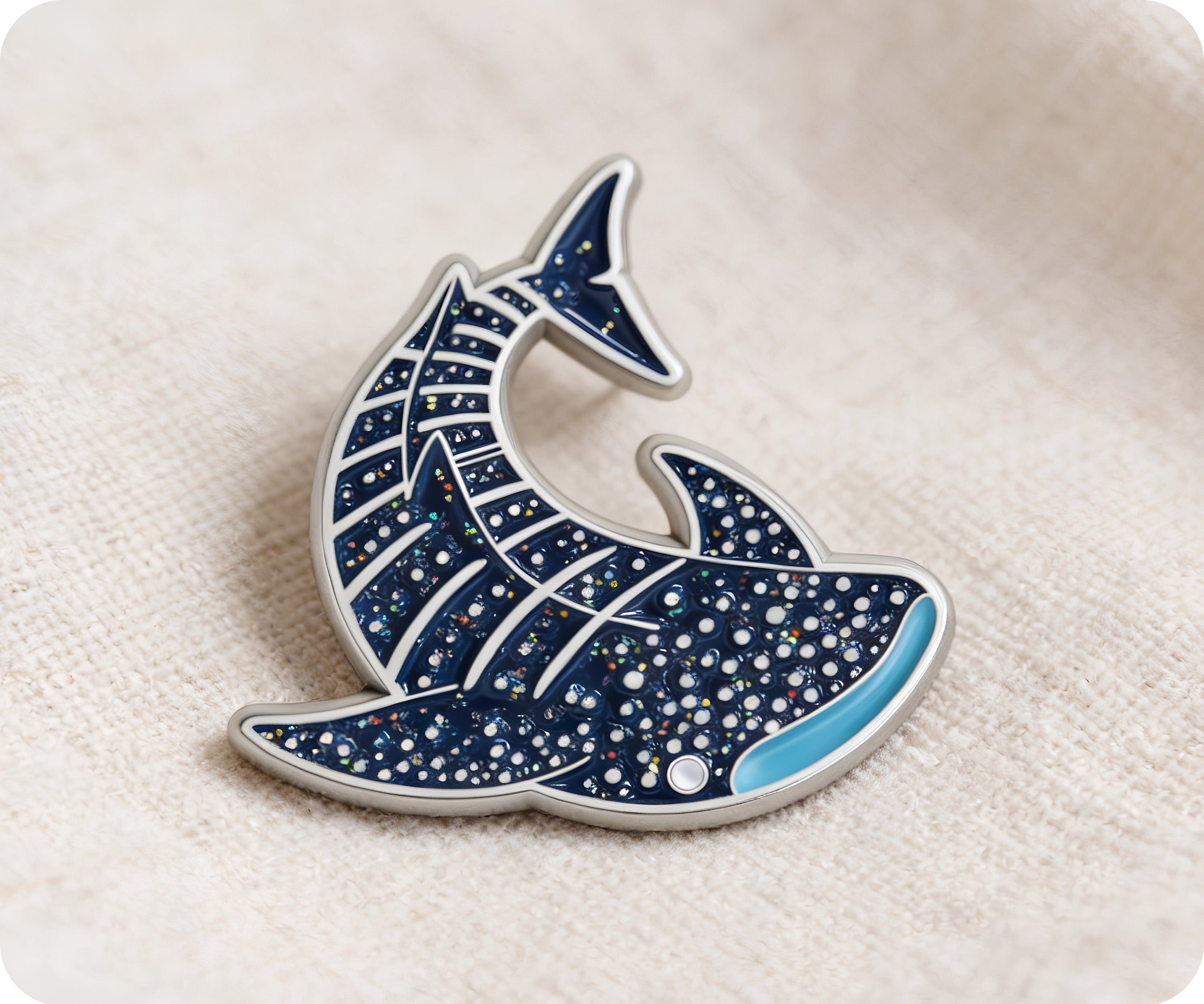 Whale Shark Ocean Pin Badge