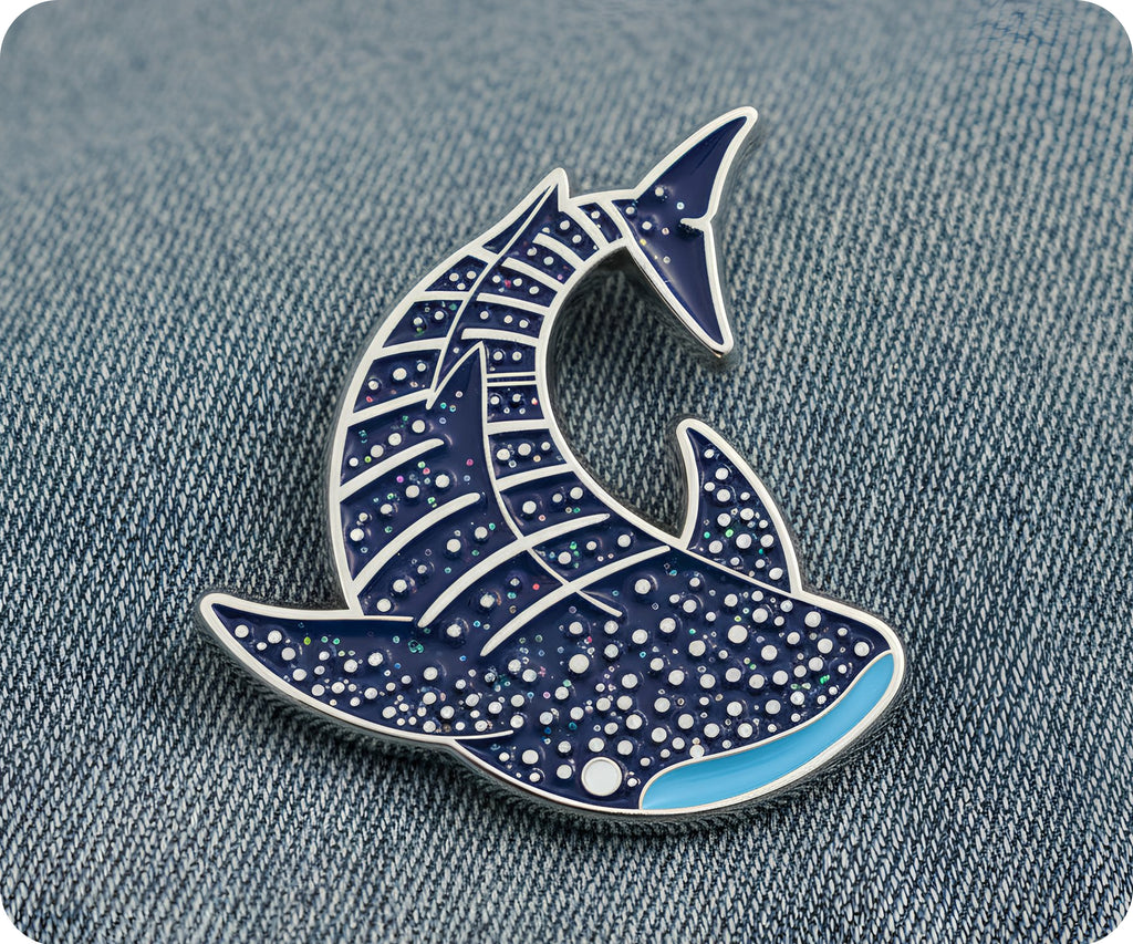 Whale Shark Ocean Pin Badge