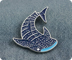 Whale Shark Ocean Pin Badge