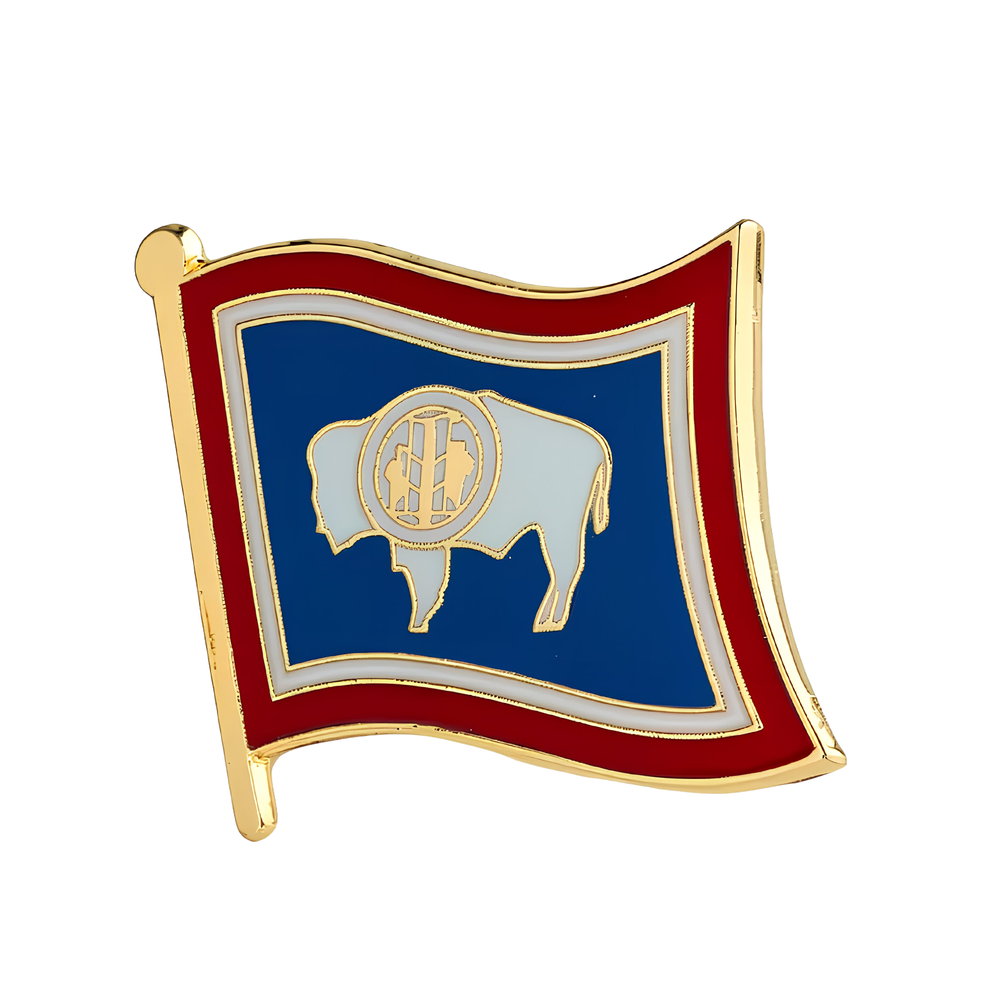 Insignia de bandera de los Estados Unidos de Wyoming Imagen principal del producto