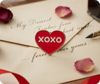 XOXO Love Heart Pin Badge