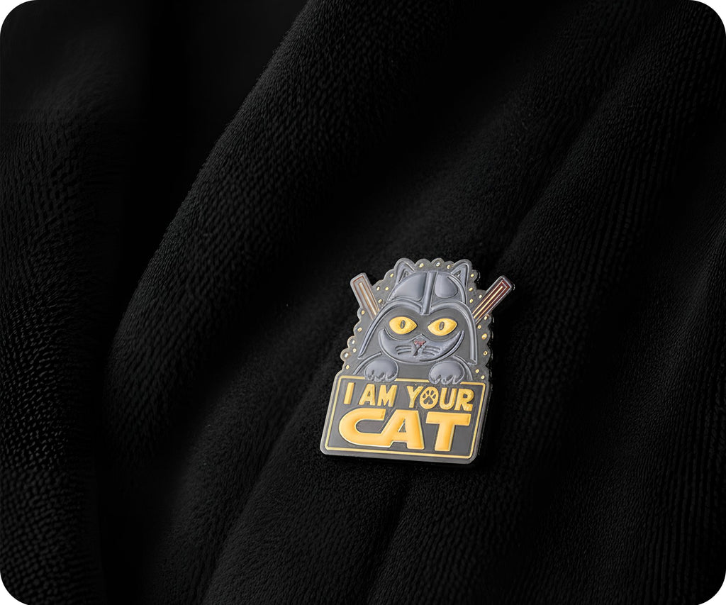 I Am Your Cat Space Pin Badge