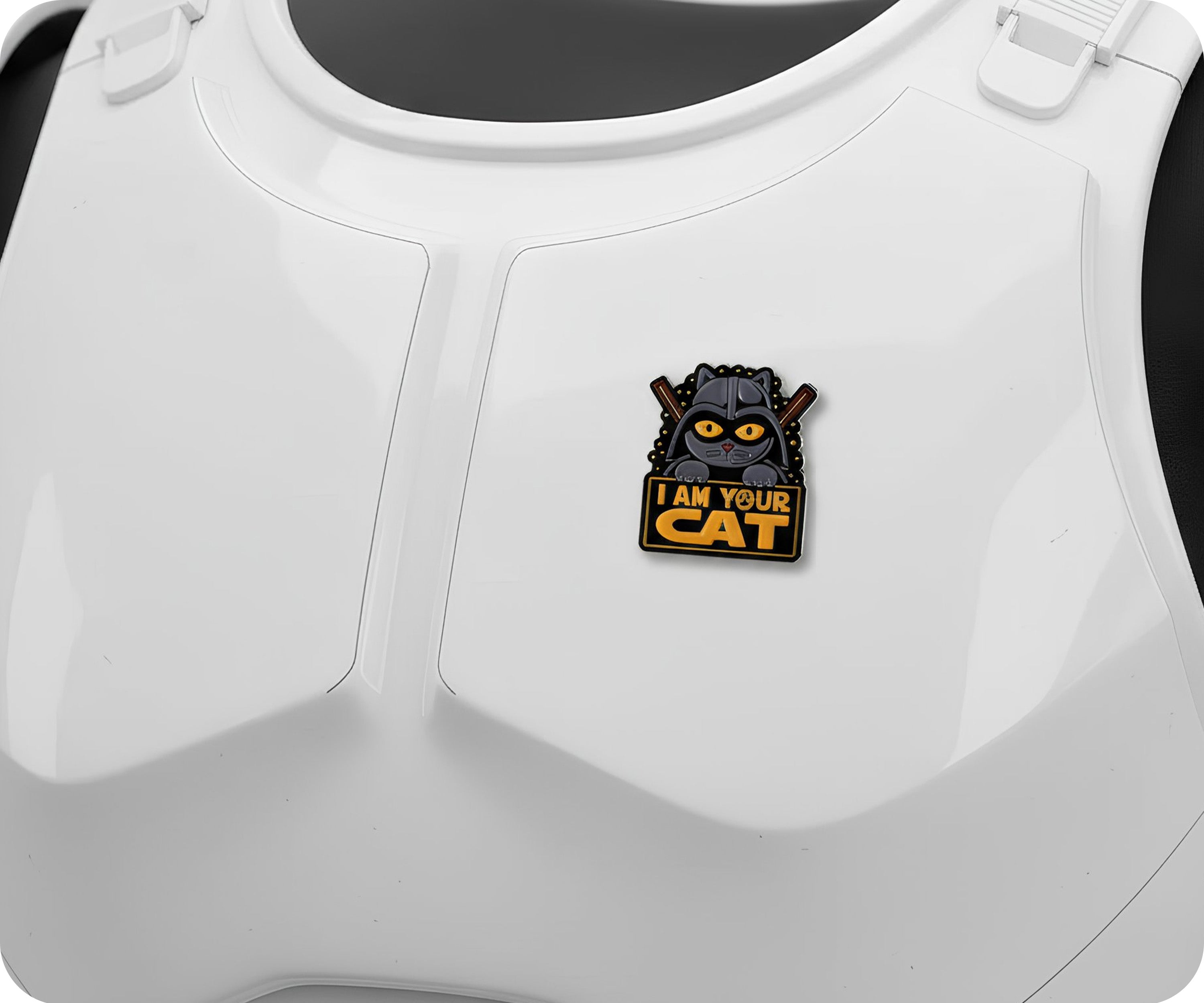 I Am Your Cat Space Pin Badge