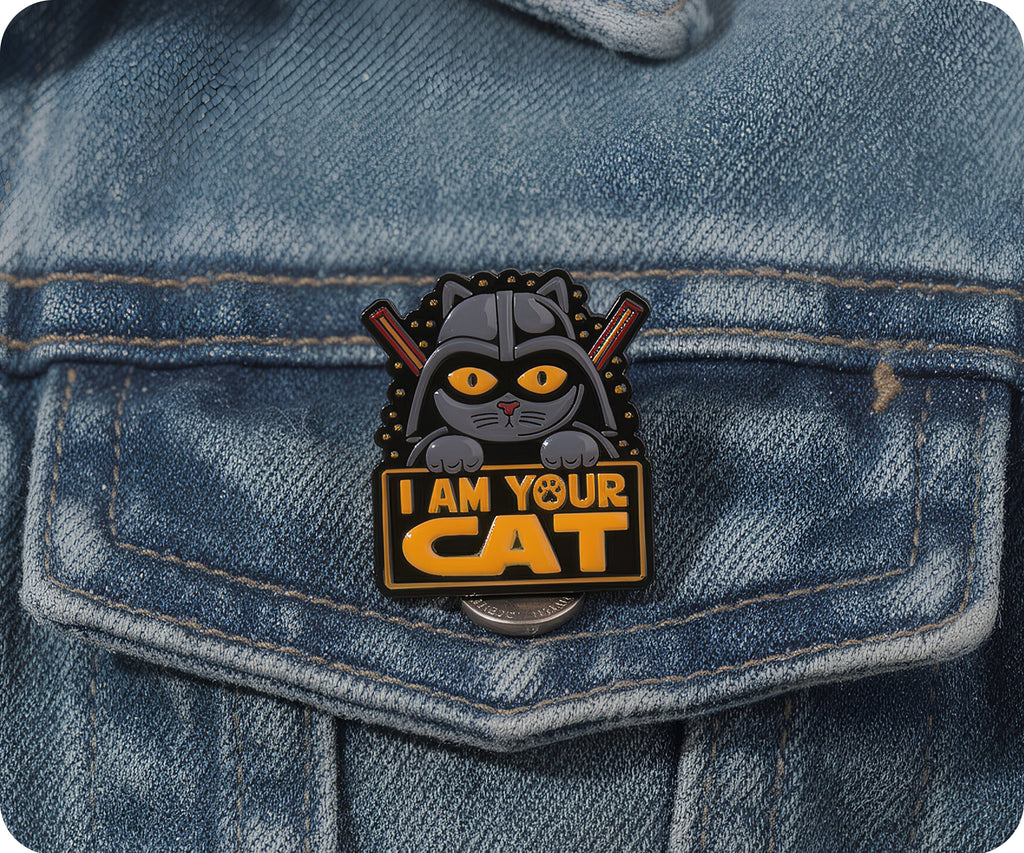 I Am Your Cat Space Pin Badge