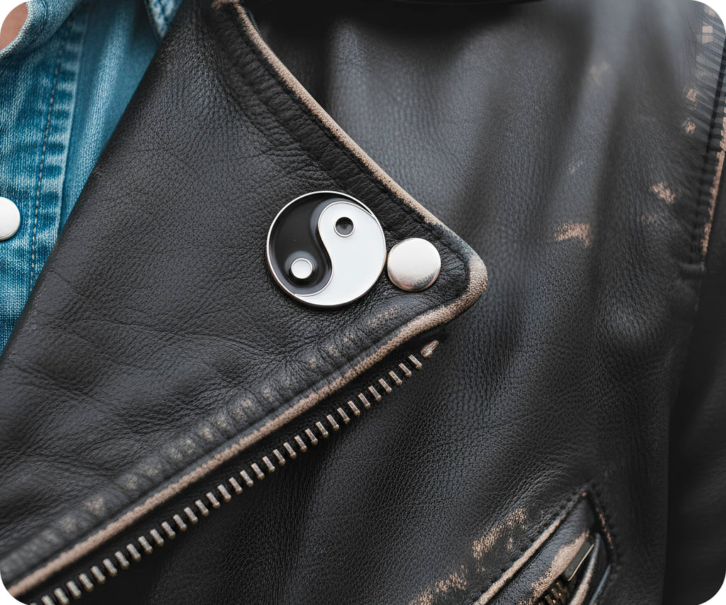 Yin & Yang Pin Badge