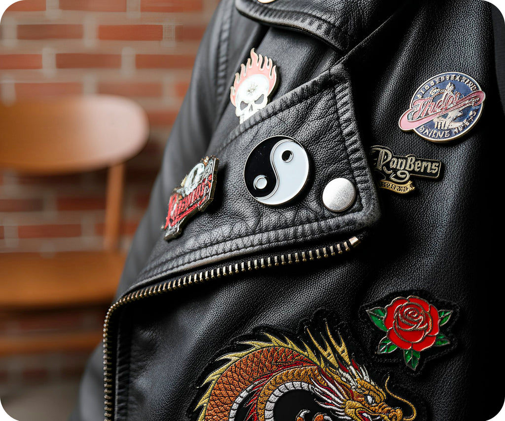Yin & Yang Pin Badge