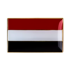 Yemen Rectangle Flag Pin Badge