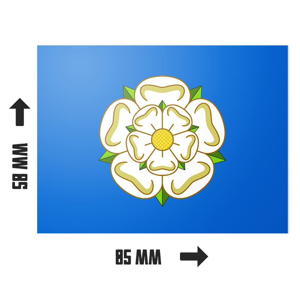 20 pegatinas con la bandera de Yorkshire Rose Imagen secundaria del producto