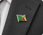 Zambia Flag Pin Badge