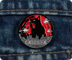 Catzilla Pin Badge