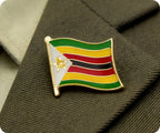 Zimbabwe Flag Pin Badge