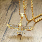 Pt Farvahar of Iran Persian Gift Pendant Iran Persian Necklace