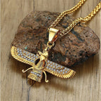 Pt Farvahar of Iran Persian Gift Pendant Iran Persian Necklace