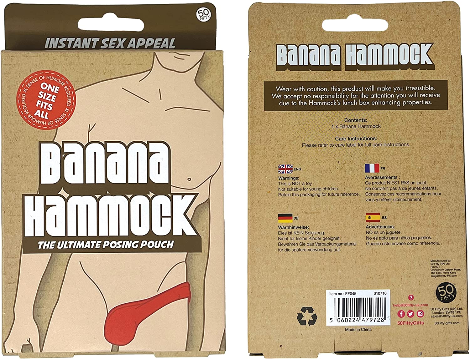 'Banana' Hammock Pants Underwear Funny Joke Gag Gift Stag Night Fancy Dress Secondary image
