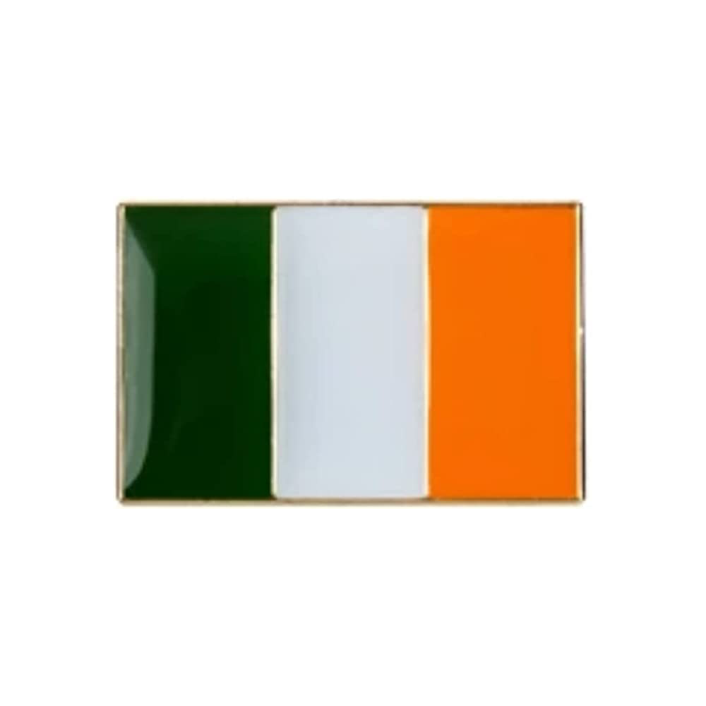 Pin con la bandera de Irlanda en forma de rectángulo  Imagen principal del producto