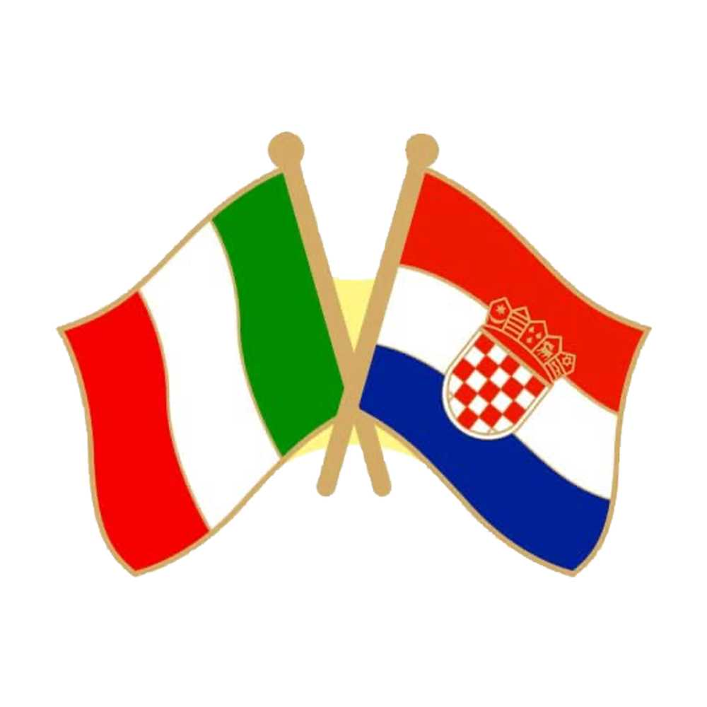 Pin de la amistad entre Italia y Croacia Imagen principal del producto