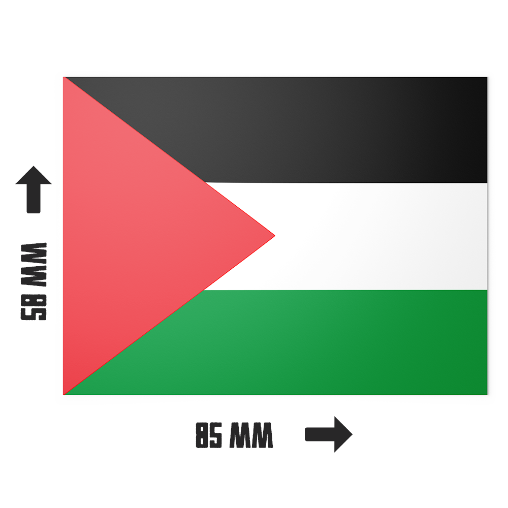 20 pegatinas de la bandera de Palestina "Liberen Gaza" Imagen secundaria del producto