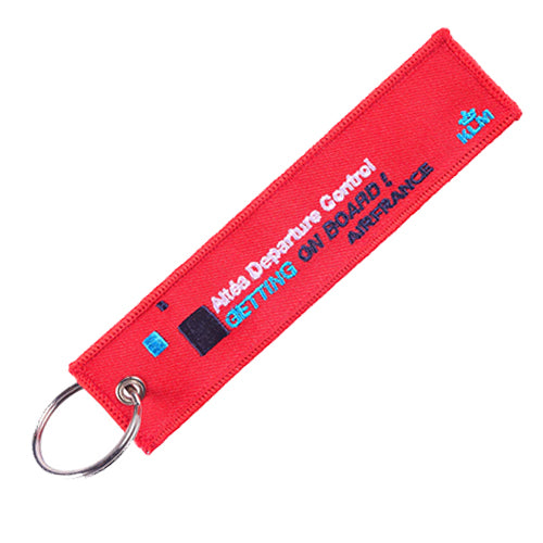 Getting On Board Fabric Luggage Keyring Secondary image