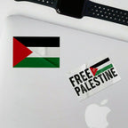 20 X Palestine Free Gaza Flag Palestinian Stickers