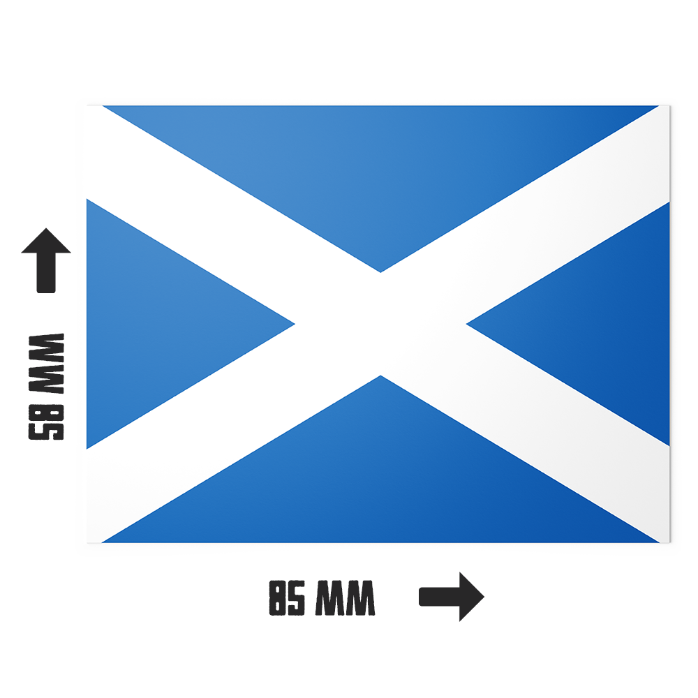 20 pegatinas con la bandera de Escocia Imagen secundaria del producto
