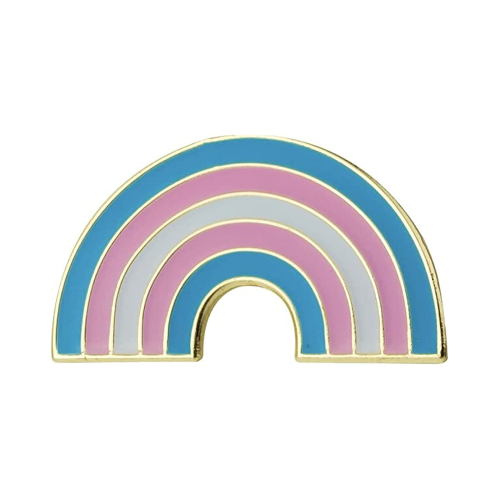 Pin con la bandera del arcoíris para transexuales