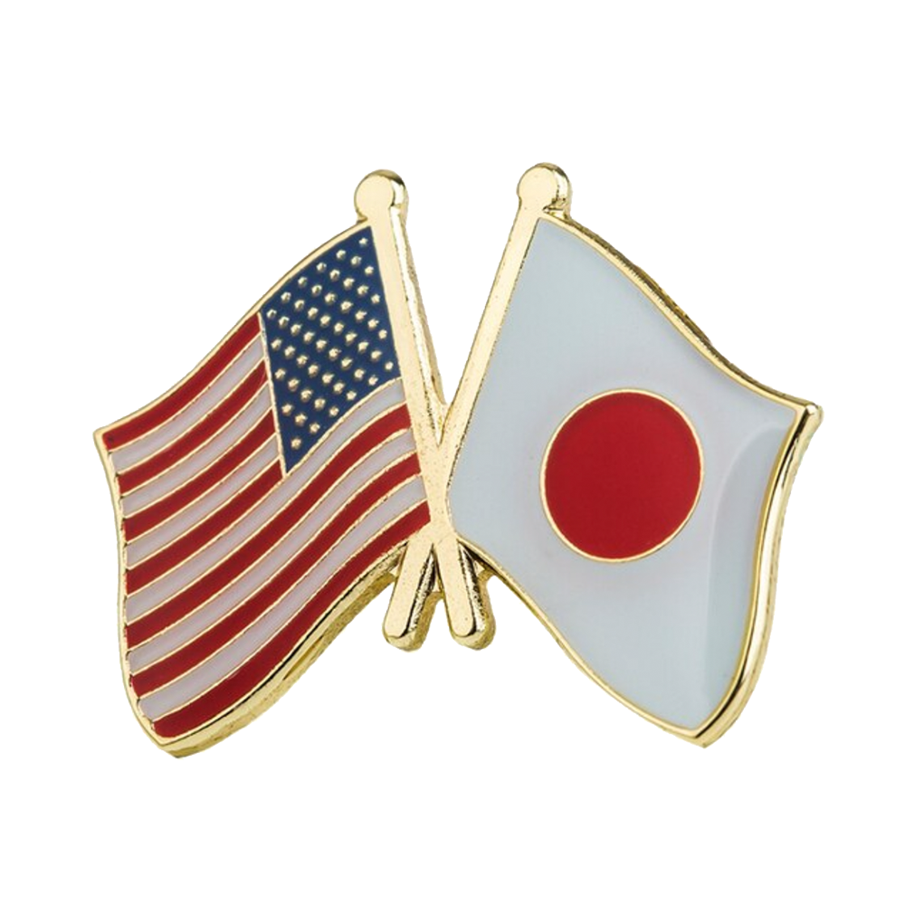 Pin de la amistad entre Estados Unidos y Japón Imagen principal del producto